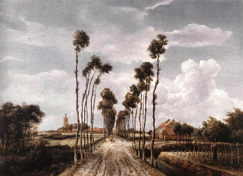 The Alley at Middelharnis g, HOBBEMA, Meyndert